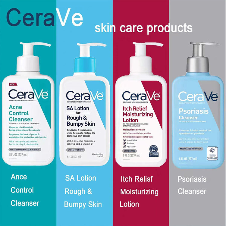 CeraVe 2% Salicylic Acid Cleanser & Body Lotion 237ml