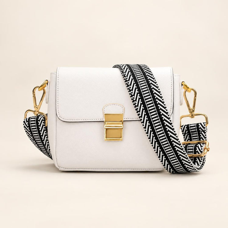 Tiny Leather Handbag - White (Option 2)